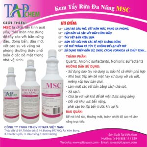 KEM TẨY RỬA ĐA NĂNG MSC